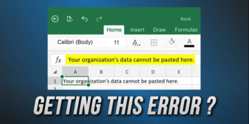 Your organization's data cannot be pasted here."